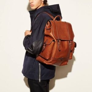 Genuine Brown Leather Backpack for Men & Women | Travel & Everyday Use