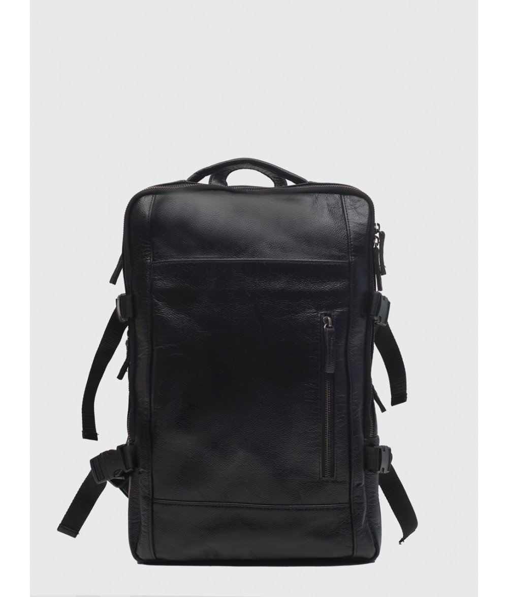 Classy Leather Bags Leather Travel Backpack – Black