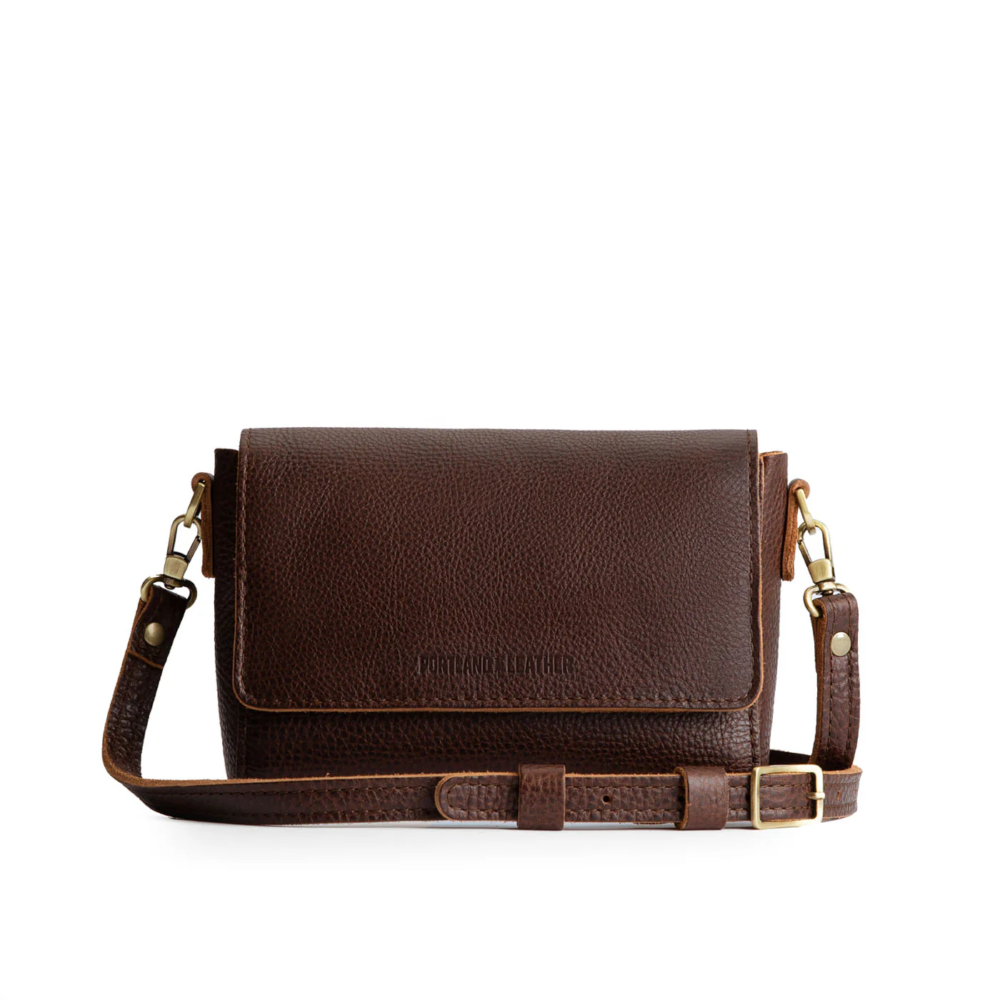 Classy Leather Bags Leather Crossbody Bag – Brown - Image 2