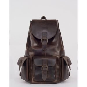 Classy Leather Bags Leather Travel Backpack – Black