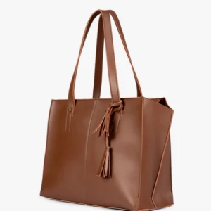 Classy Leather Bags Leather Shoulder Tote Bag – Brown